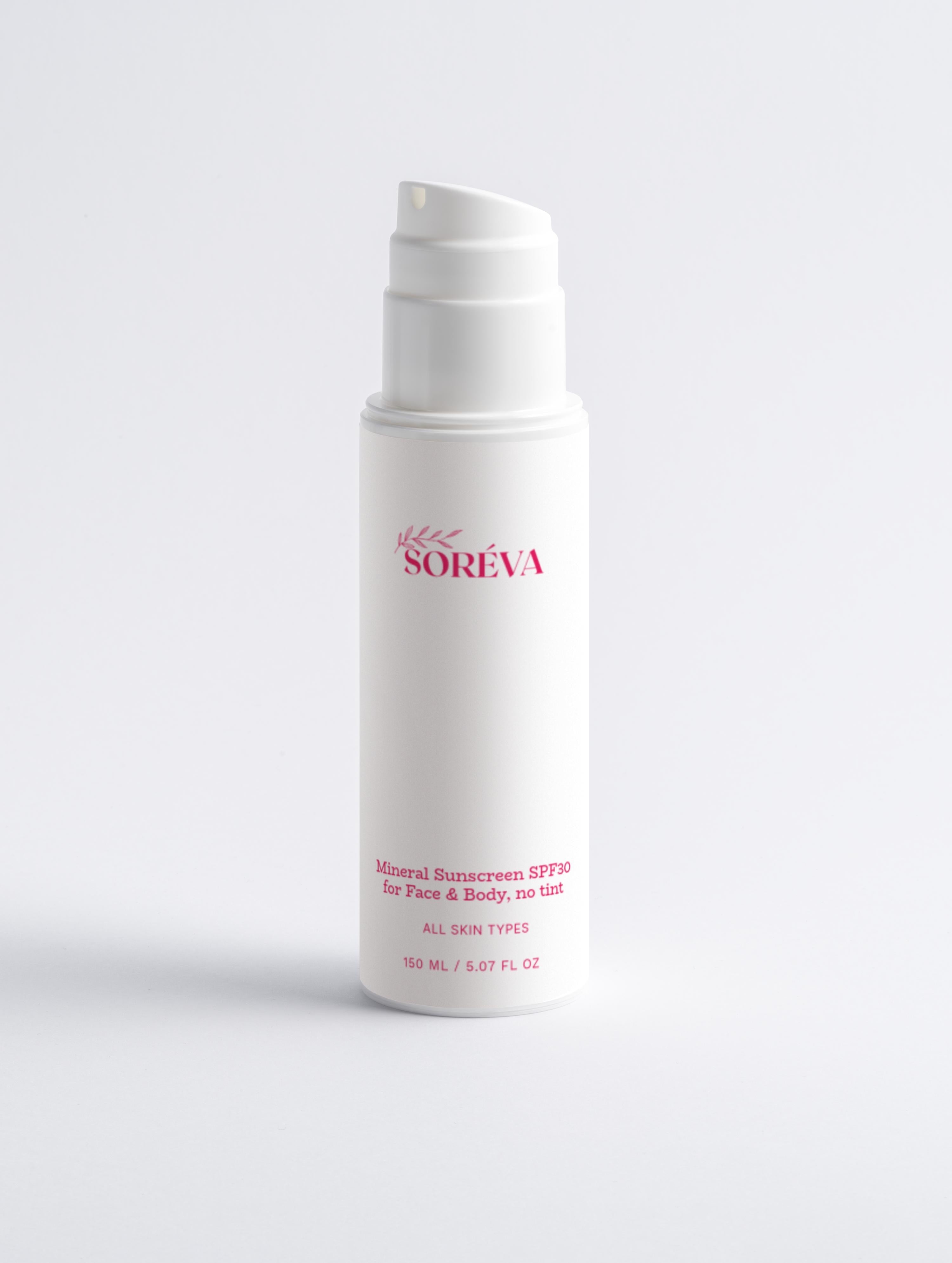 Mineral Sunscreen SPF30 for Face & Body, no tint
